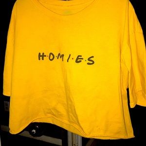 Homies boxy crop top